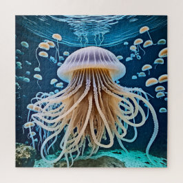 クラゲの魅惑の展示。 ジグソーパズル