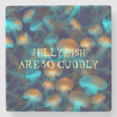 クラゲは本当に可愛い ストーンコースター (正面)