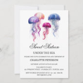 クラゲアンダーザシースウィート16誕生日パーティー 招待状 (正面)