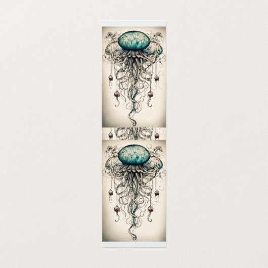 クラゲエレガンス： Tシャツのデザインインスパイア(Oc) 名刺 (内部フラット)