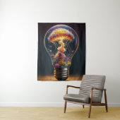 クラゲカラフルランプ夢のような海魔法 タペストリー (インサイチュ)