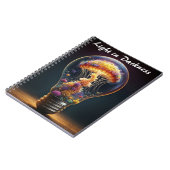 クラゲカラフルランプ夢のような海魔法 ノートブック (左側)