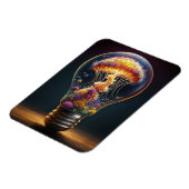 クラゲカラフルランプ夢のような海魔法 マグネット (左側)