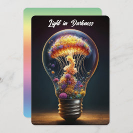 クラゲカラフルランプ夢のような海魔法 招待状