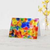 クラゲカード カード (黄色い花)