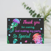 クラゲサンキューカードクラゲありがとうございました サンキューカード (スタンド正面)