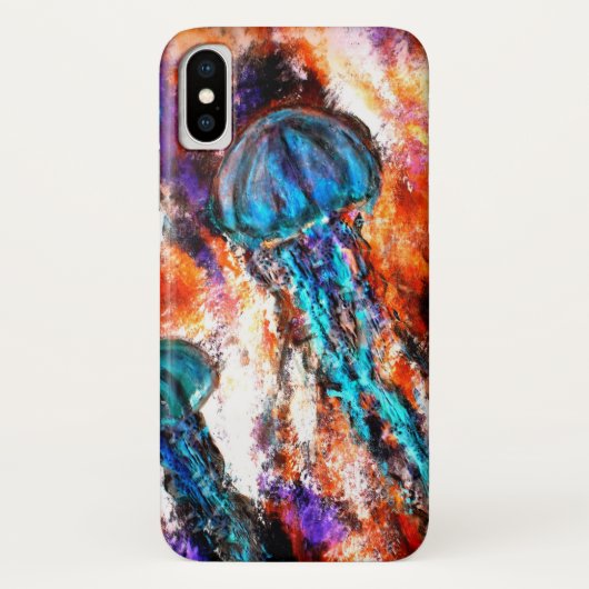 クラゲジャンプエレクトリック Case-Mate iPhoneケース (裏面)