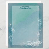 クラゲジーブアンライン紙シート (正面/裏面)