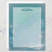 クラゲジーブライニング紙シート (正面/裏面)