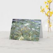 クラゲハッピーバースデーカード カード (黄色い花)