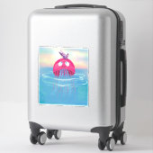 クラゲバタフライフレンズキッズルーム シール (スーツケース)