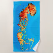 クラゲビーチタオル ビーチタオル (正面)