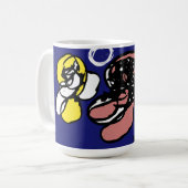 クラゲフィット コーヒーマグカップ (正面左)