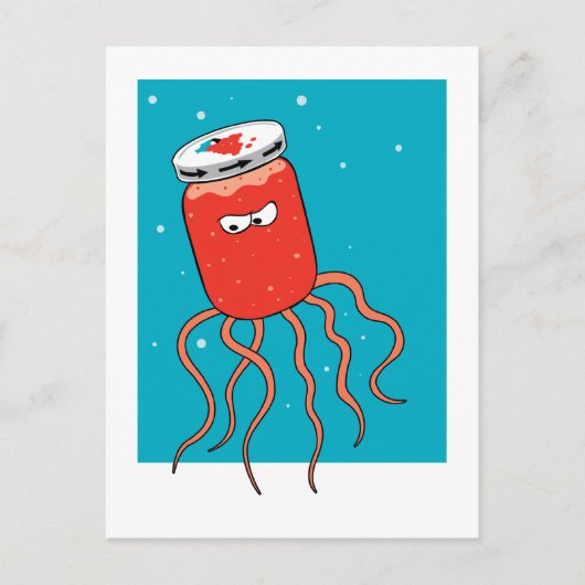 クラゲプン ポストカード (正面)