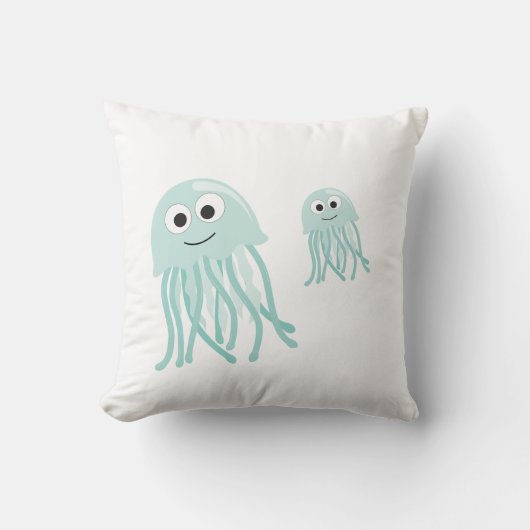 クラゲママとベビー クッション (正面)