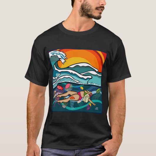 クラゲレディ Tシャツ (正面)