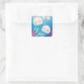 クラゲ仲間の冒険 スクエアシール (バッグ)