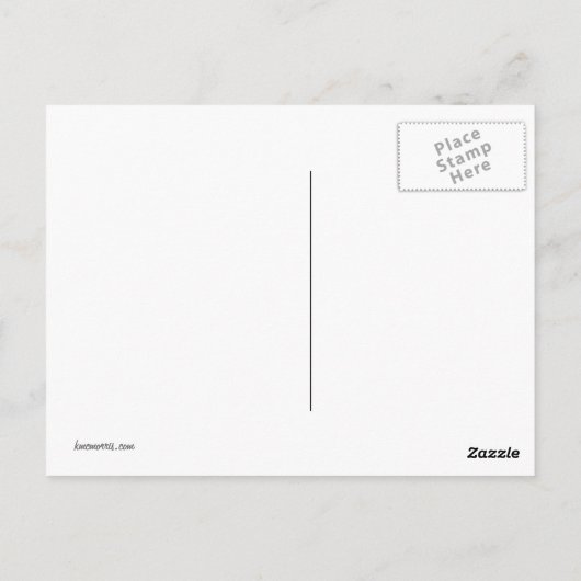 クラゲ傘 ポストカード (裏面)