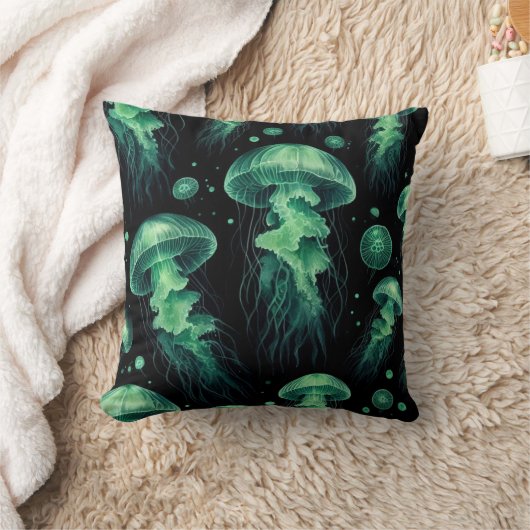 クラゲ光 クッション (ブランケット)