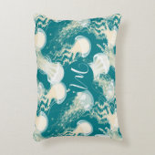 クラゲ入り青海夏シーズンモノグラム アクセントクッション (正面(垂直))