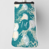 クラゲ入り青海夏シーズンモノグラム ゴルフヘッドカバー (回転90)