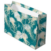 クラゲ入り青海夏シーズンモノグラム ラージペーパーバッグ (正面アングル)