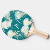 クラゲ入り青海夏シーズンモノグラム 卓球ラケット (横)