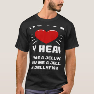 クラゲ動物のハートミームユーモアを獲得する方法 Tシャツ