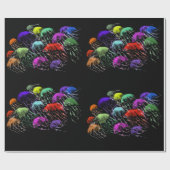 クラゲ包装紙。ギフトラップ ラッピングペーパー (フラット)