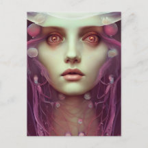 クラゲ女性ファンタジー