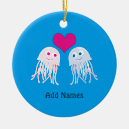 クラゲ好き セラミックオーナメント