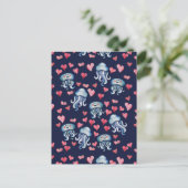 クラゲ好き ポストカード (スタンド正面)