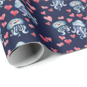 クラゲ好き ラッピングペーパー (ロールコーナー)