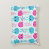 クラゲ模様,かわいいクラゲ,海獣 アクセントクッション (正面(垂直))