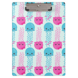 クラゲ模様，かわいいクラゲ，海獣 クリップボード