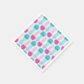 クラゲ模様，かわいいクラゲ，海獣 スタンダードカクテルナプキン (角)