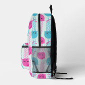 クラゲ模様，かわいいクラゲ，海獣 プリントバックパック (右)