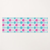 クラゲ模様，かわいいクラゲ，海獣 ヨガマット (正面(横))