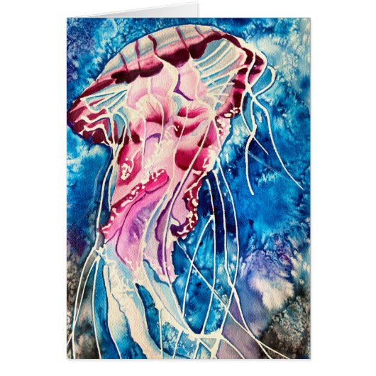 クラゲ水彩海芸術 (正面)