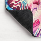 クラゲ水彩海芸術 マウスパッド (コーナー)