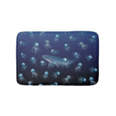 クラゲ海模様 バスマット (正面)