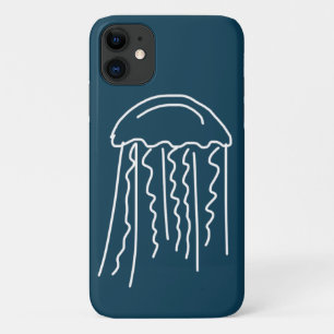 クラゲ海洋生物水中競技 モダン iPhone 11 ケース