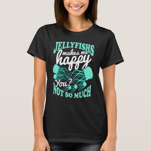 クラゲ海洋生物海触手フィッシュオクトゥプス Tシャツ (正面)