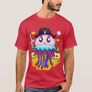 クラゲ海賊パーティー日 Tシャツ