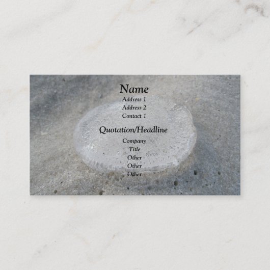 クラゲ澄ん名刺 名刺 (正面)