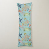 クラゲ珊瑚及び魚 ボディピロー (裏面 (縦))