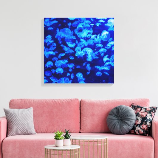 クラゲ群 キャンバスプリント (インサイチュ (リビング))