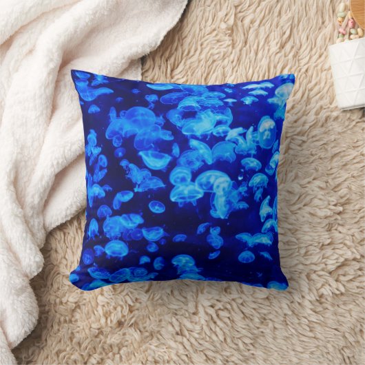 クラゲ群 クッション (ブランケット)
