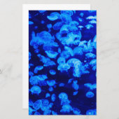 クラゲ群 便箋 (正面/裏面)