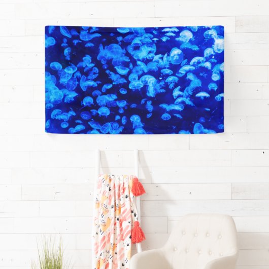 クラゲ群 横断幕 (インサイチュ)